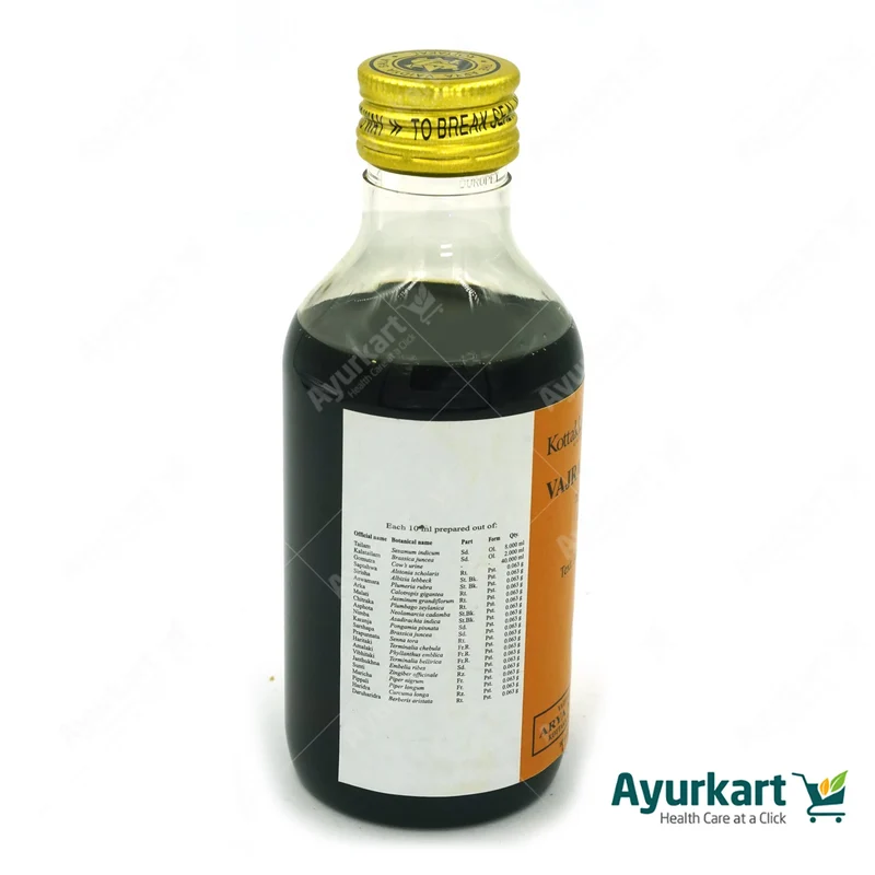 Vajraka Tailam - 200ML - Kottakkal