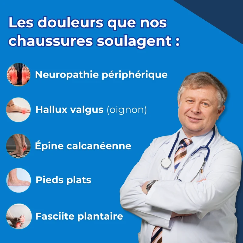 VITAL CARE LDECK PRO | Chaussures orthopédiques pour un confort quotidien