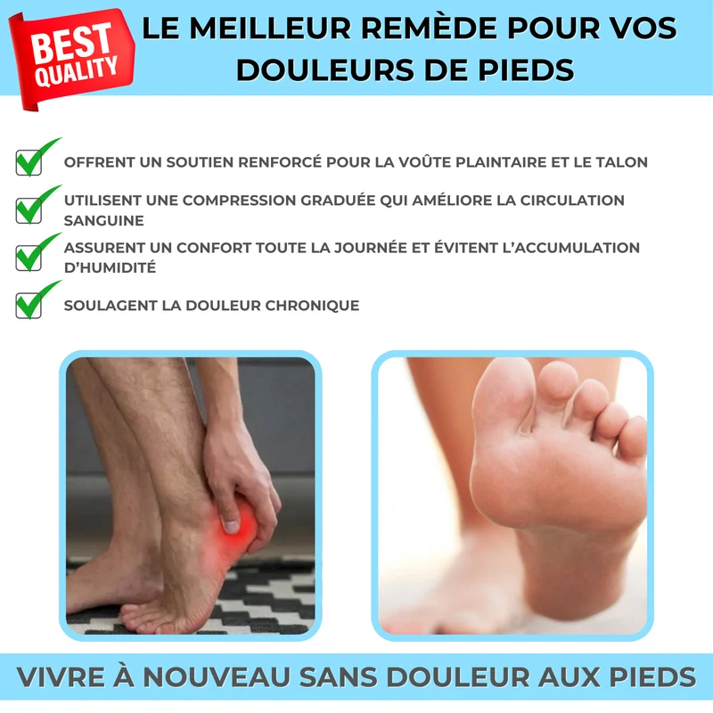 VITAL CARE | Chaussettes silicone pour de jolis pieds en bonne santé