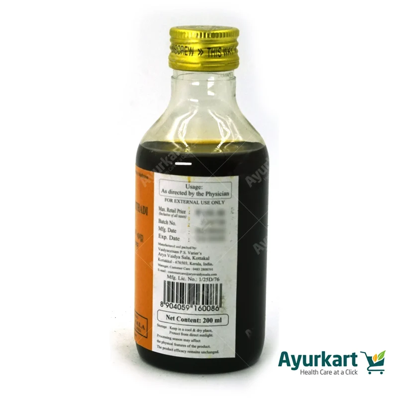 Asanamanjishtadi Tailam - 200ML - Kottakkal