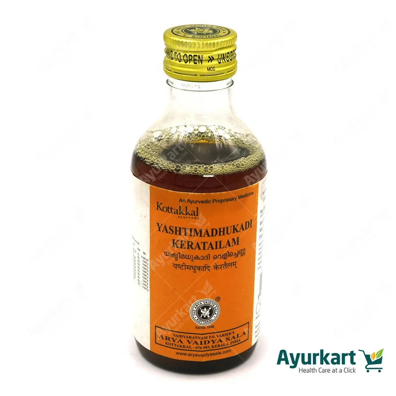 Yashtimadhukadi Kera Tailam - 200ML- Kottakkal Ayurveda