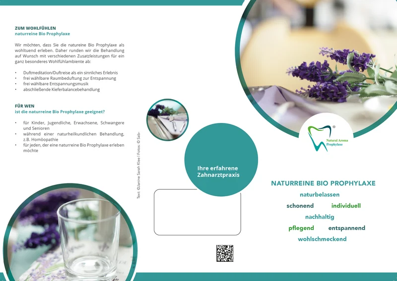 Flyer Naturreine Bio Prophylaxe