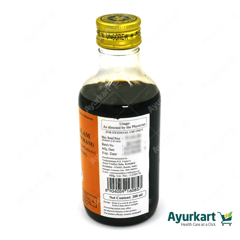 Pinda Tailam – Kottakkal Arya Vaidya Sala – 200ml
