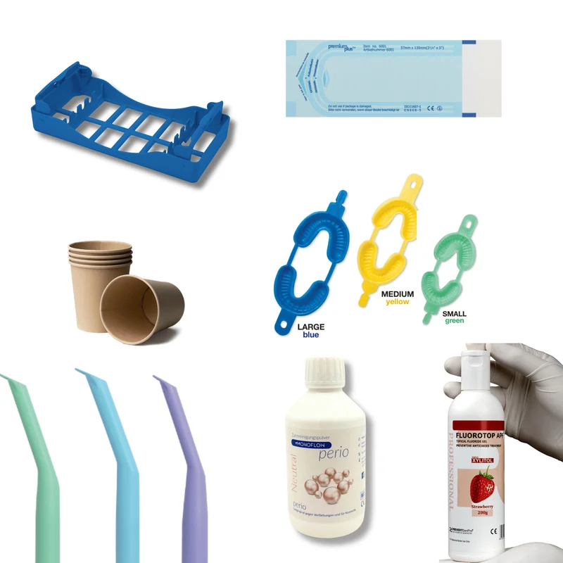PIXEL.box #2 - Prophylaxe & Hygiene Musterpaket für die Zahnarztpraxis
