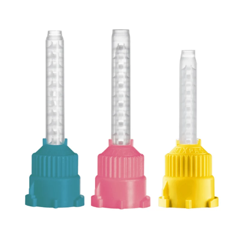 MIXPAC™ T-Mixer Einweg-Mischkanülen | 1:1, gelb, ⌀ 4,2 mm | 50 Stück