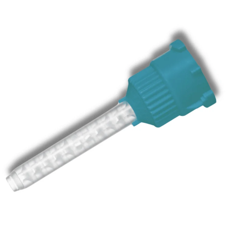 MIXPAC™ T-Mixer Einweg-Mischkanülen | 1:1, türkisblau, ⌀ 6,5 mm | 50 Stück