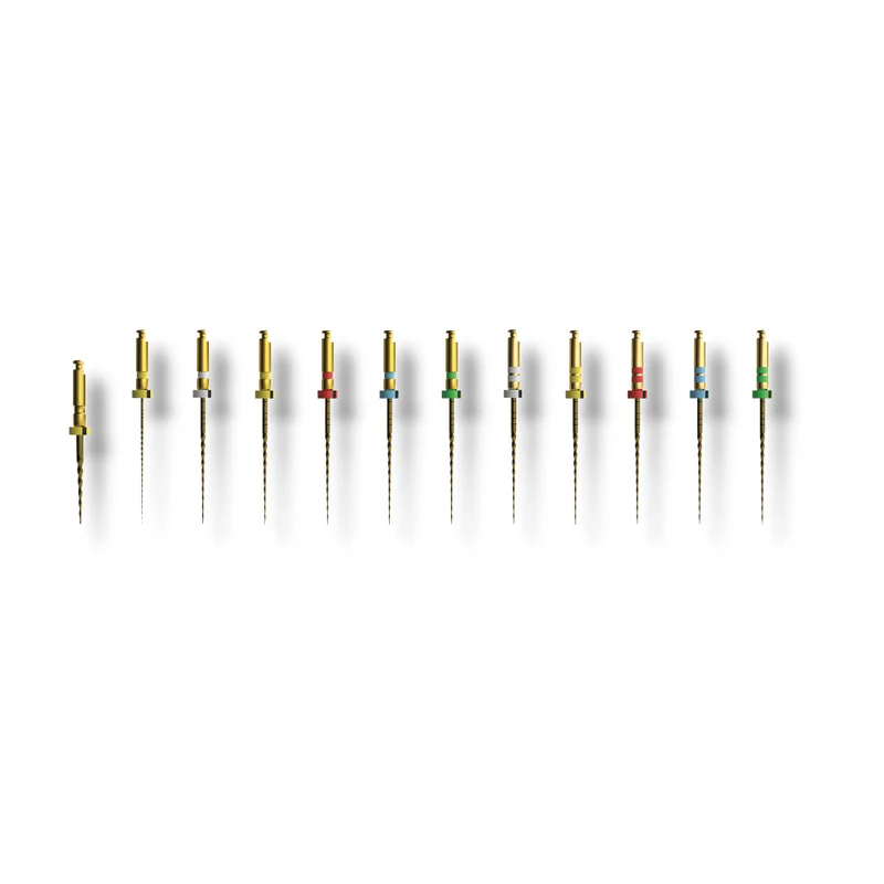Wurzelkanalinstrumente E-FLEX GOLD NiTi | 5er Pack oder MixPack (6 Stück)
