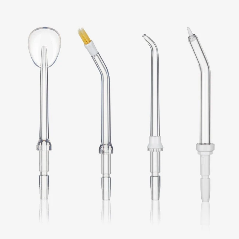 Munddusche Flosserpik Power Spa Portable Oral mit sehr starkem Akku, 3-stufige Wasserstrahlintensität, 4 Aufsätzen, Akku, Handtuch