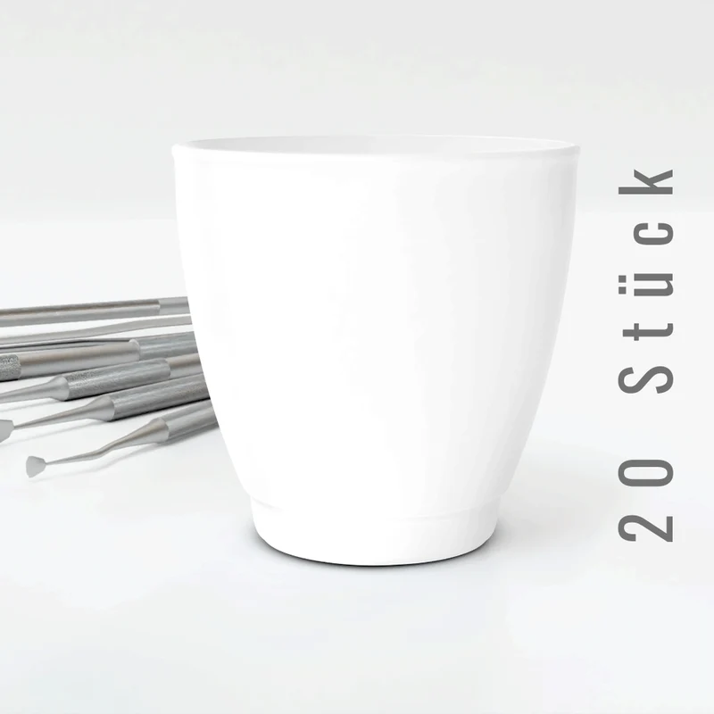 Dentcups | Nachhaltige Mehrweg-Mundspülbecher | 20 Stück