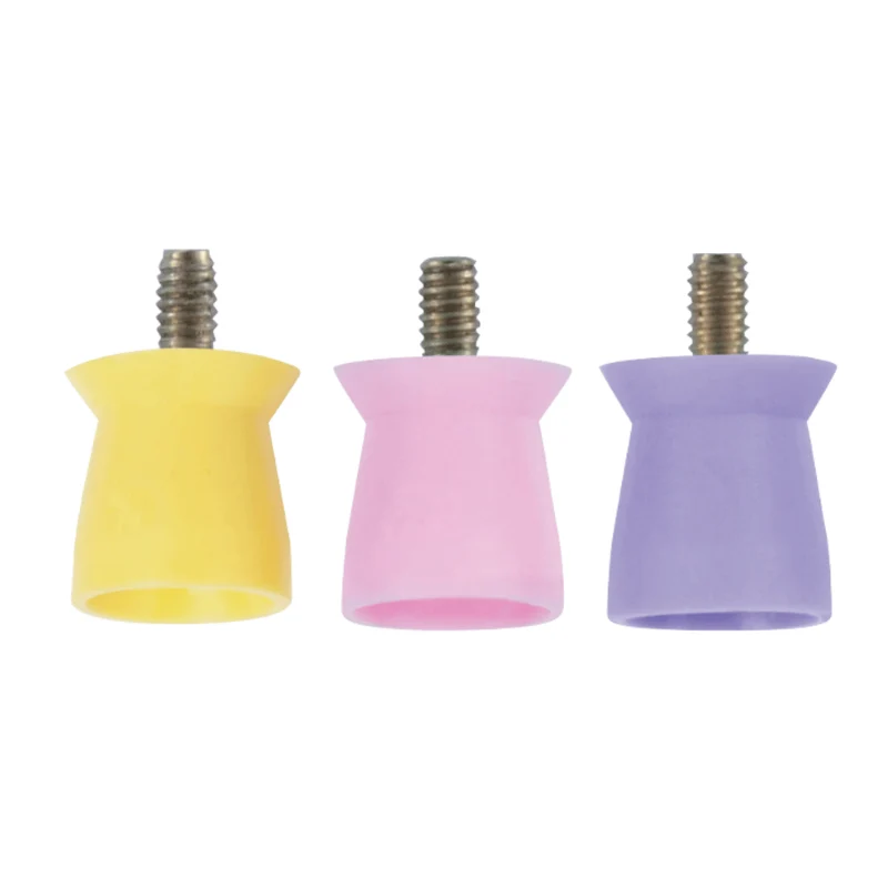 Polierkelche | Screw-In | Silikon, Short Cup | glatt, Fadenkreuz | 100 Stück