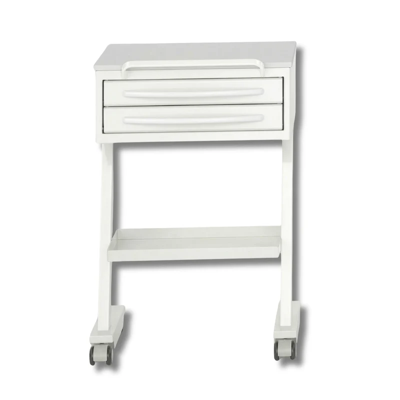 Dental Cart ASTRA® | 2 schmale Schubladen | weiß