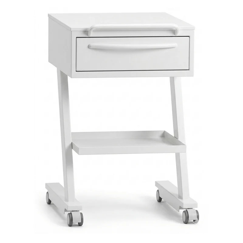 Dental Cart ASTRA® | 1 Schublade und 1 Ablagefach | weiß