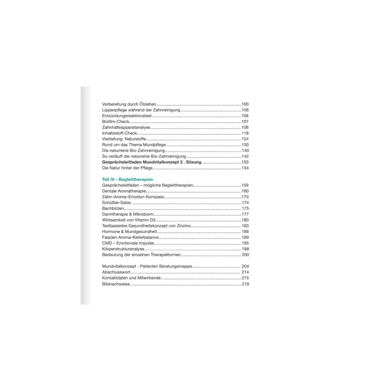 Handbuch: Von der Zahnreinigung bis zu den Mundvitalkonzepten