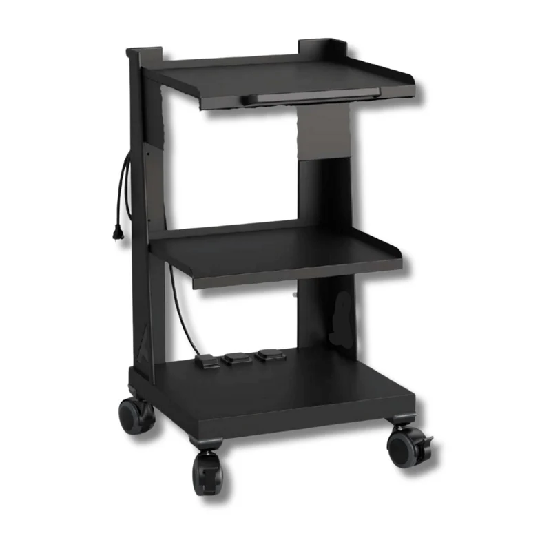 Dental Cart für Intraoral Scanner & Laptop | 2 Steckdosen