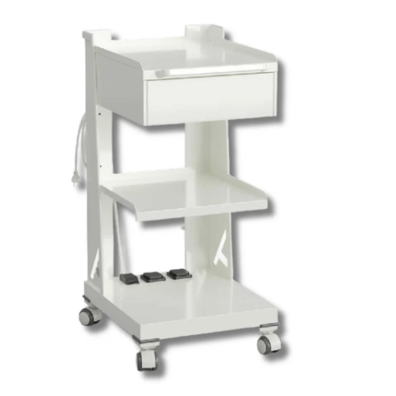 Dental Cart für Intraoral Scanner & Laptop | mit Schublade, 2 Steckdosen