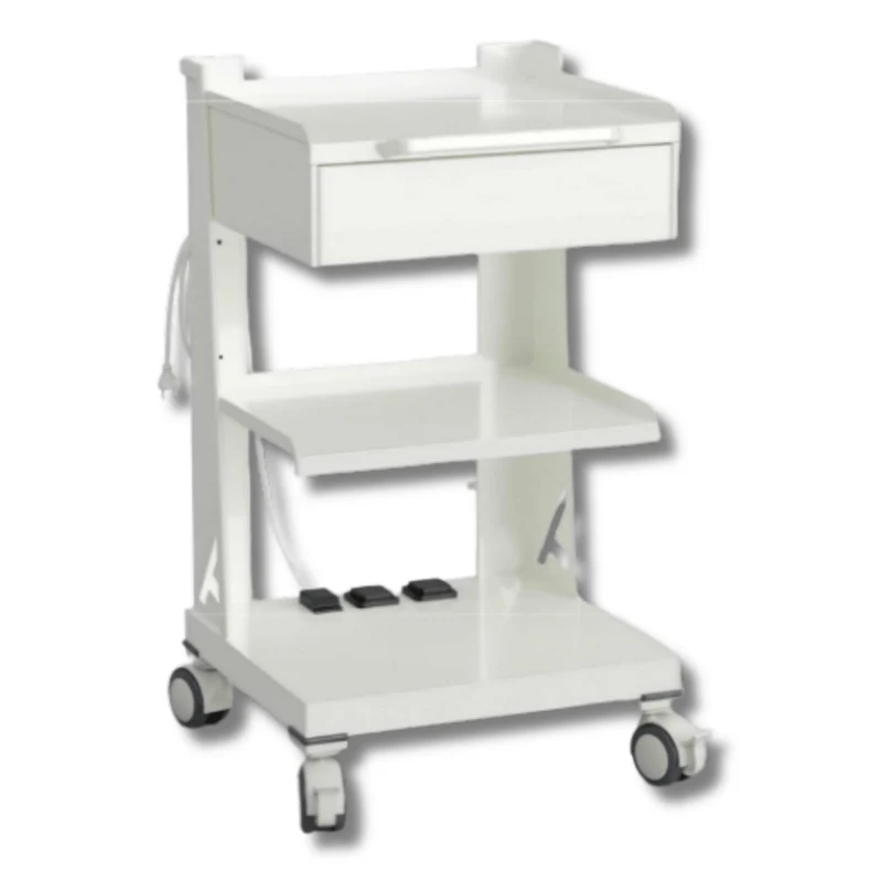 Dental Cart für Intraoral Scanner & Laptop | mit Schublade, 2 Steckdosen
