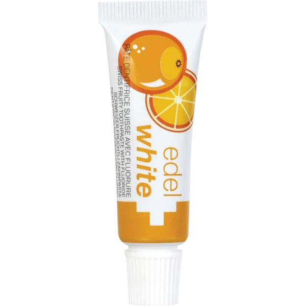 edelwhite 7 Früchtli Kräuterzahnpasta Kinder 7 x 9,4 ml edel+white Schweizer Kinder-Zahncreme 0-6 Jahre
