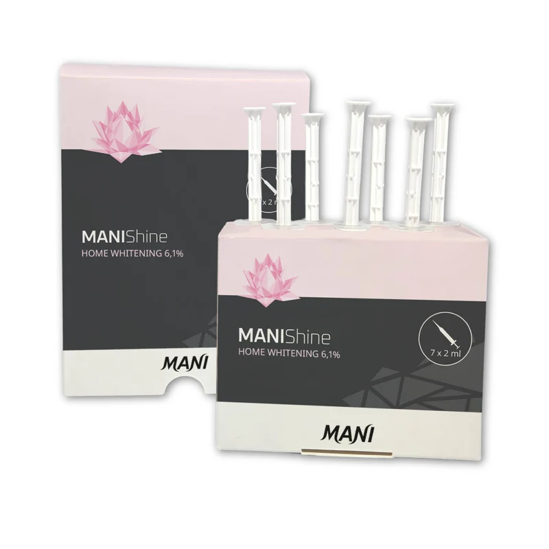 AKTION: 2+1 - MANIShine Home Whitening Set | 6,1 % 7 Spritzen a 2 ml