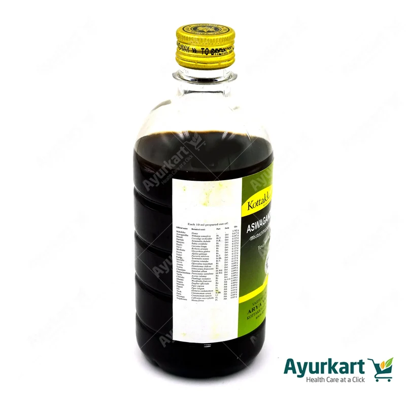 Ashwagandharishta (Aswagandharishtam) - 450ML- Kottakkal