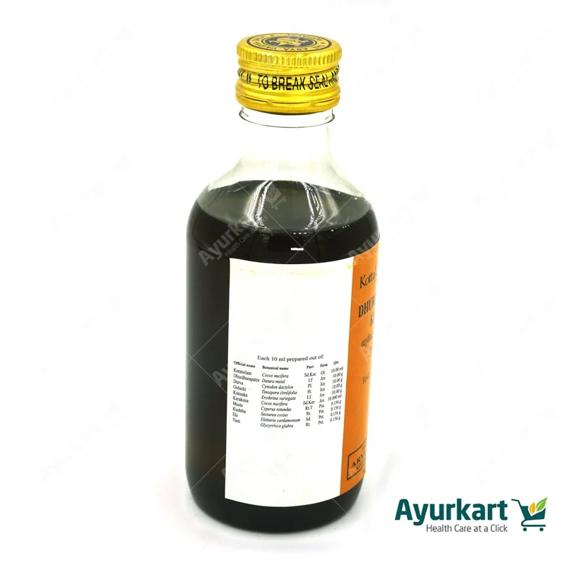 Dhurdhurapatradi Kera Tailam - 200ML- Kottakkal