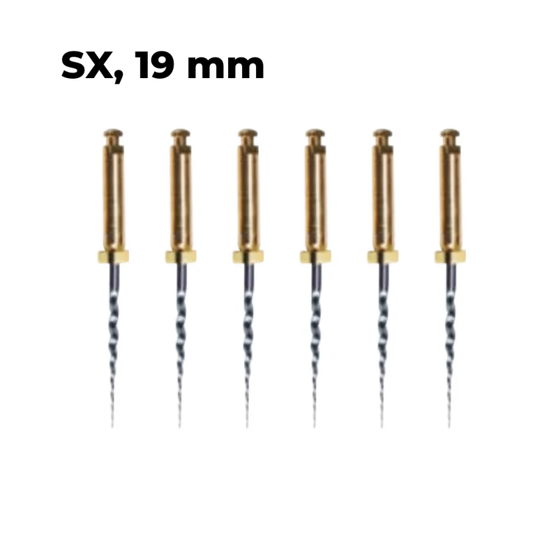 Wurzelkanalinstrumente Super Feilen E2 Blue NiTi | 6er Pack