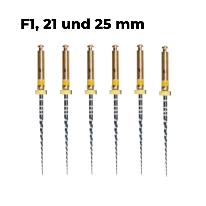 Wurzelkanalinstrumente Super Feilen E2 Blue NiTi | 6er Pack