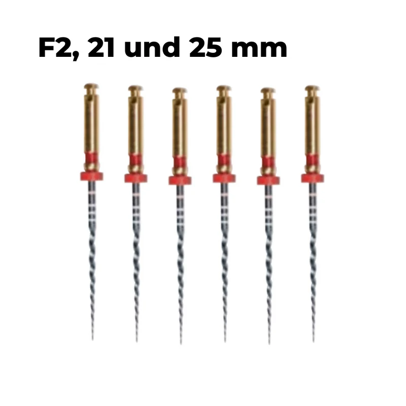 Wurzelkanalinstrumente Super Feilen E2 Blue NiTi | 6er Pack