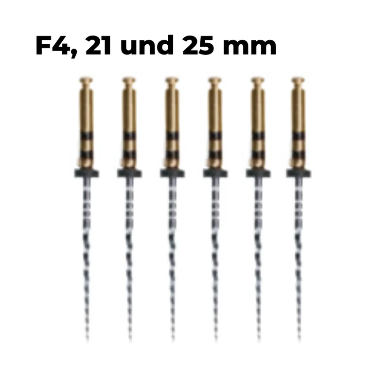 Wurzelkanalinstrumente Super Feilen E2 Blue NiTi | 6er Pack