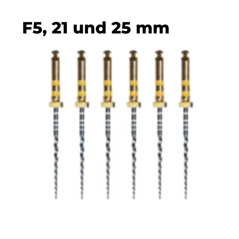 Wurzelkanalinstrumente Super Feilen E2 Blue NiTi | 6er Pack