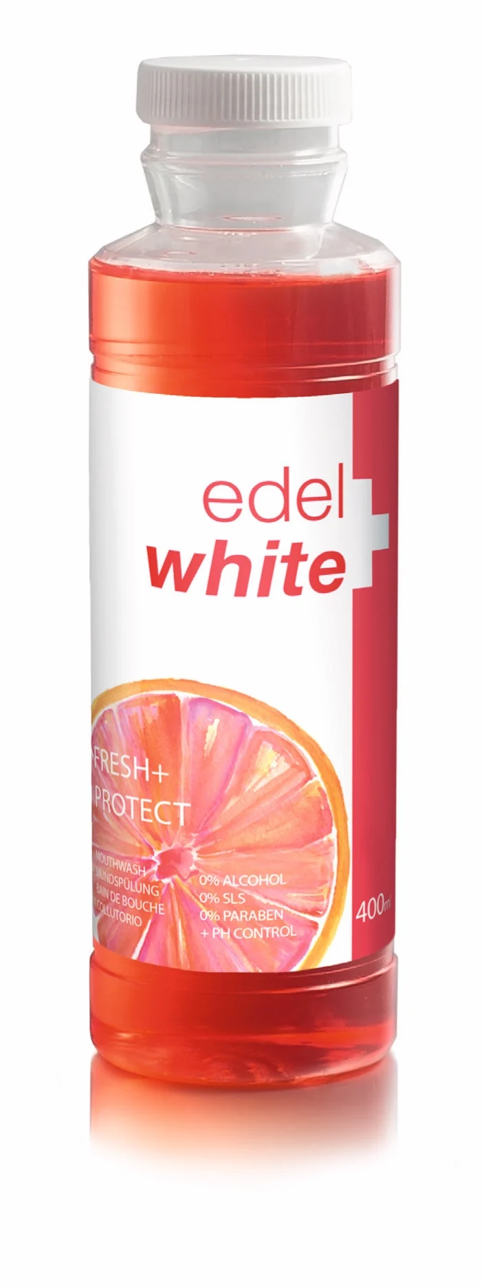 edel+white FRESH+PROTECT Mundspülung 400 ml