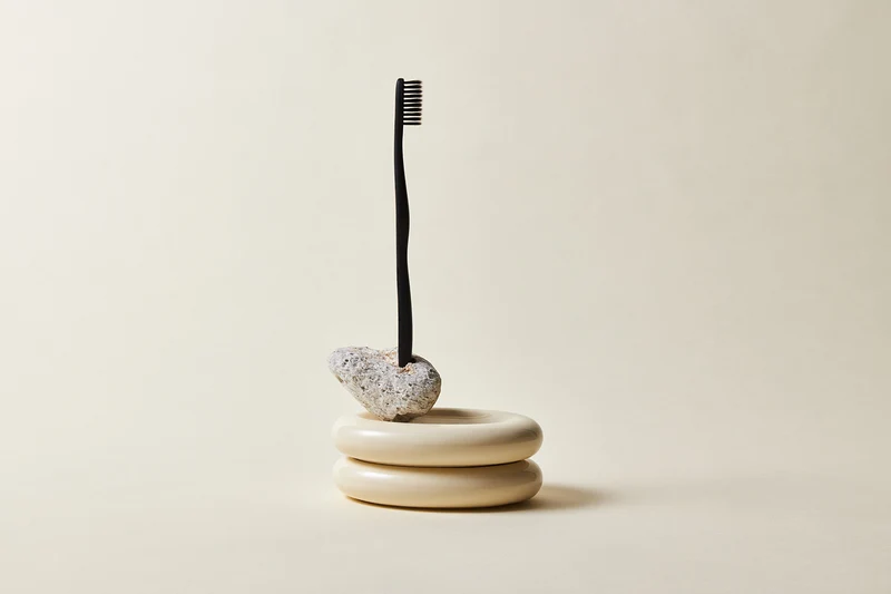 Plant-based Toothbrush 2-p - Sensitive - Blue/Purple