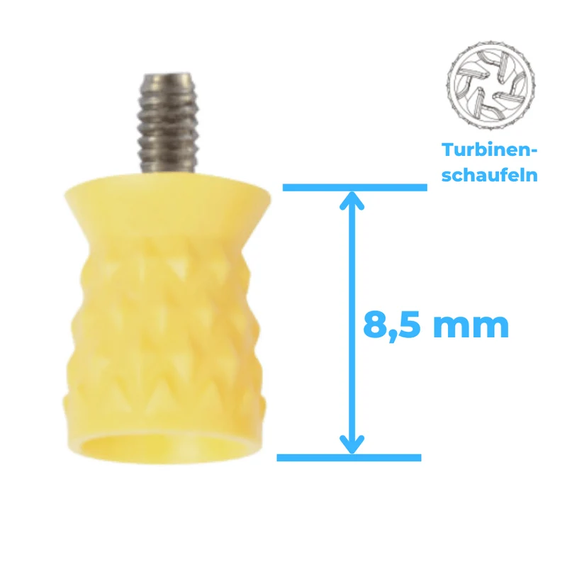 Polierkelche | Screw-In | Silikon | Genoppt, Turbinenschaufel | 100 Stück