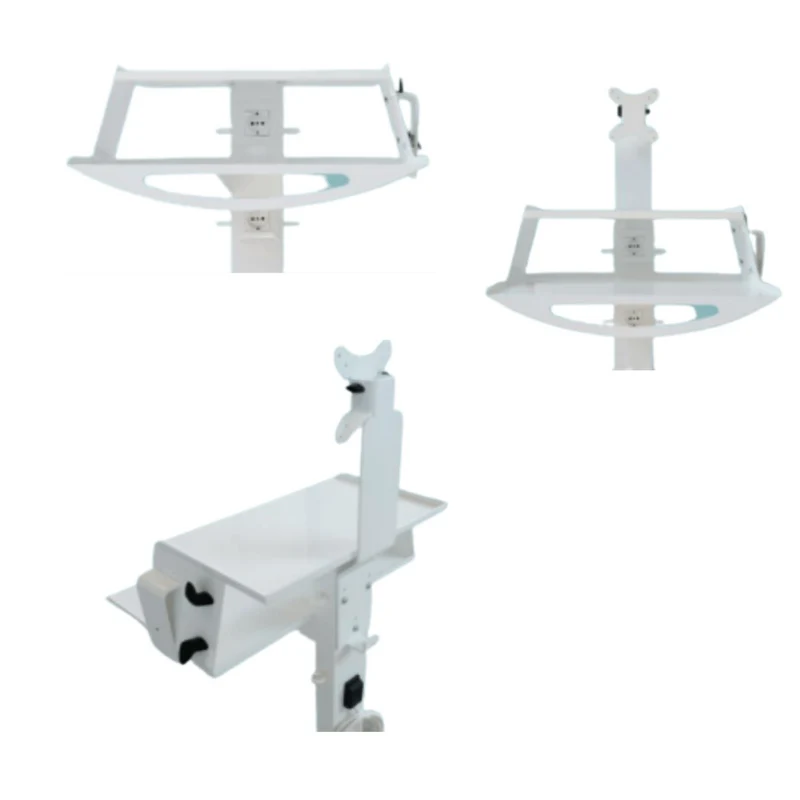 Dental Cart Intraoral Scanner ASTRA® | Bildschirmhalterung | 3 Steckdosen | weiß
