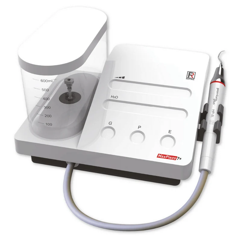 MaxPiezo 7+ / DS7+ | Ultraschallscaler mit Licht & Wassertank, inkl. 8 Spitzen