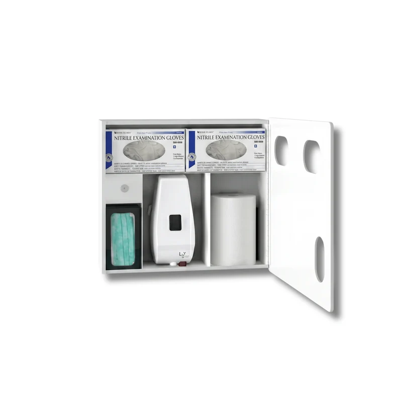 Hygieneschrank kompakt FOCUS Linie | Hygienespender & Becherspender