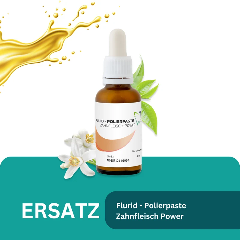 Bio Polierpaste GROB Zahnfleisch Power - Fluid und Polierpulver