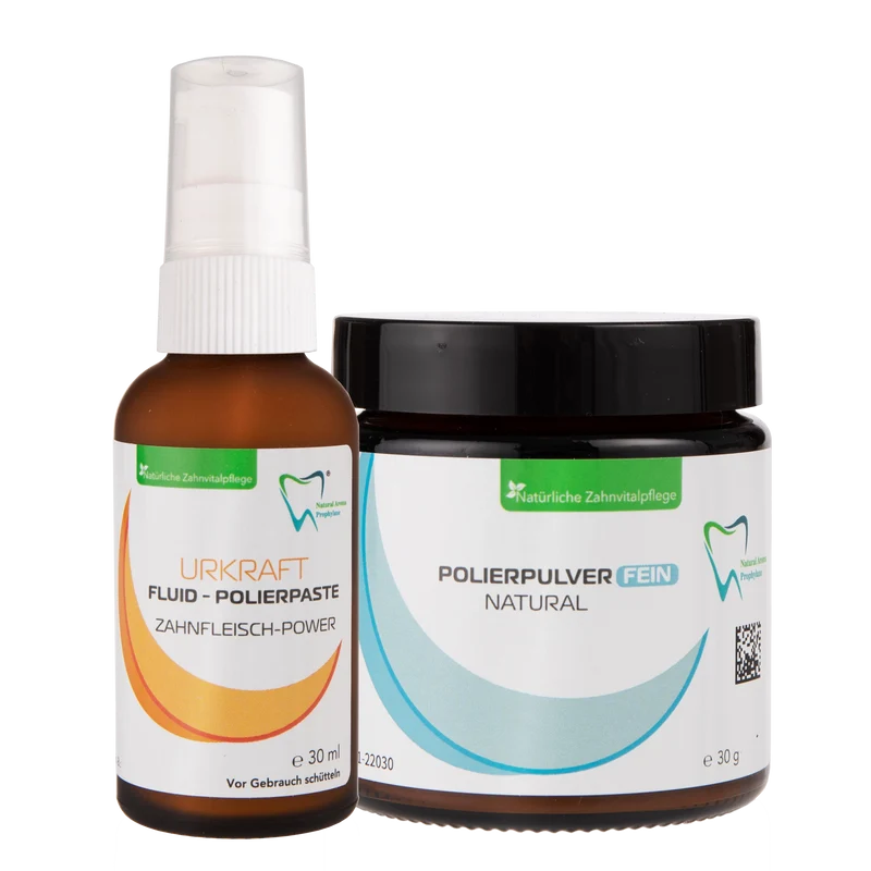Bio Polierpaste FEIN Zahnfleisch Power - Fluid und Polierpulver
