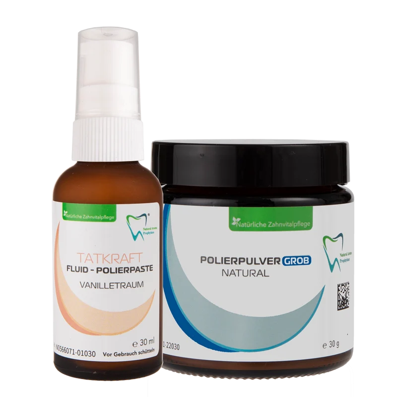 Bio Polierpaste GROB Vanilletraum - Fluid und Polierpulver