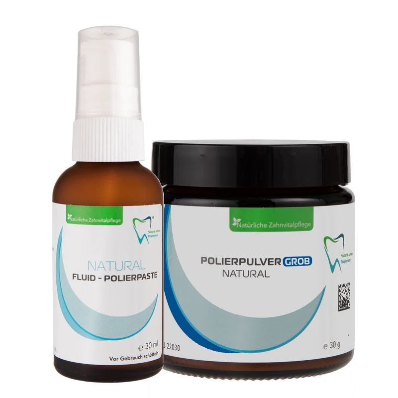 Bio Polierpaste GROB Natural - Fluid und Polierpulver