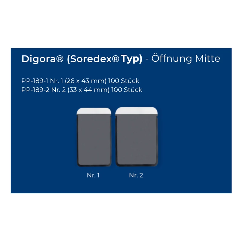 Einweg Röntgen Schutzhüllen | passend für die Verwendung mit DIGORA®* (SOREDEX®*) | verschiedene Größen | 100 Stück