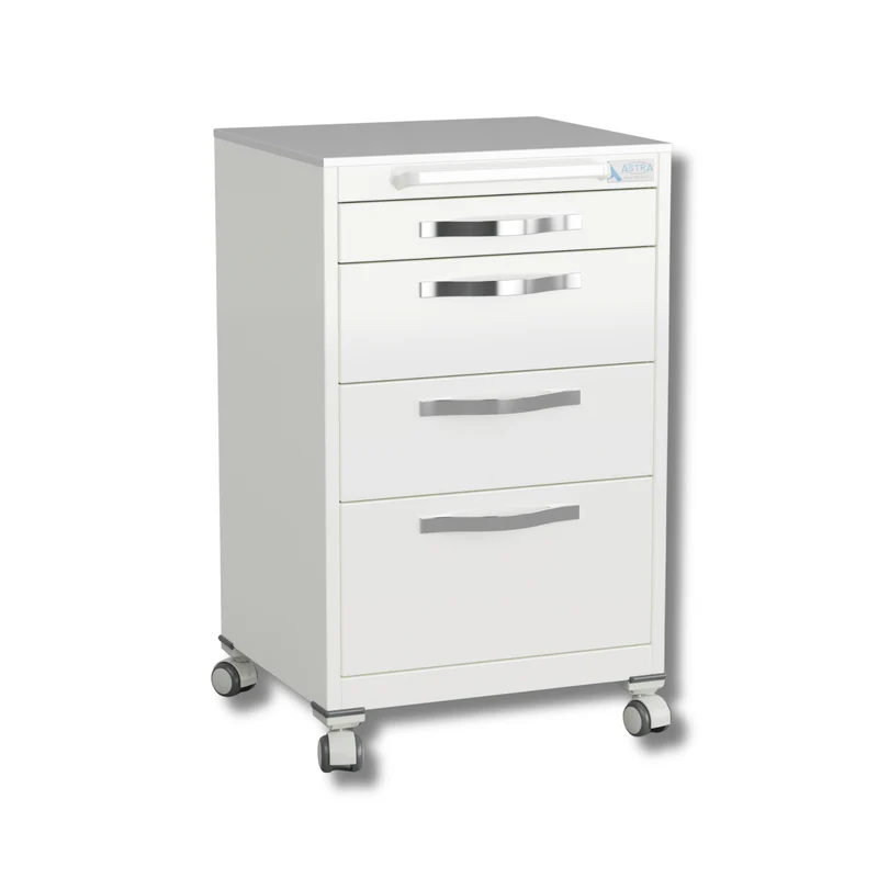 Dental Cart ASTRA® Focus | 4 Schubladen | weiß