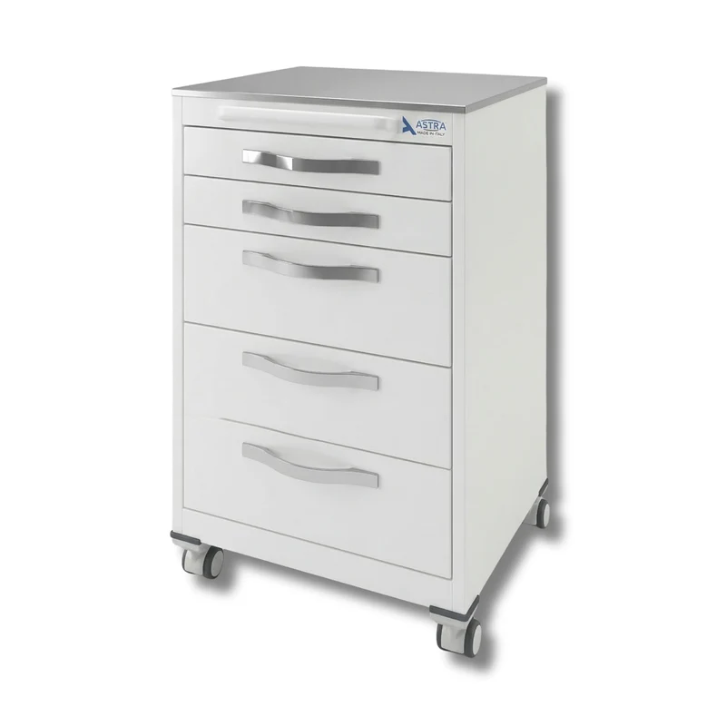 Dental Cart ASTRA® Focus | 5 Schubladen | weiß