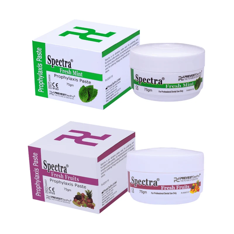 Spectra Prophylaxepaste, Polierpaste Minze oder Frucht Mix | 75 g