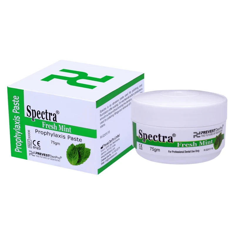 Spectra Prophylaxepaste, Polierpaste Minze oder Frucht Mix | 75 g