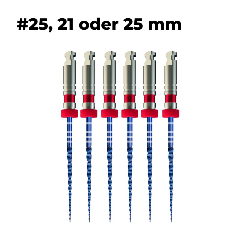 Wurzelkanalinstrumente Pro-Flexi Feilen E3 NiTi | 6er Pack