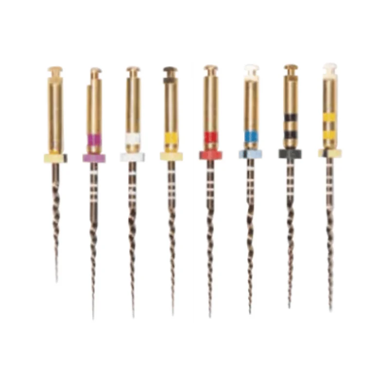 Wurzelkanalinstrumente Super Feilen E1 Gold NiTi | 6er Pack