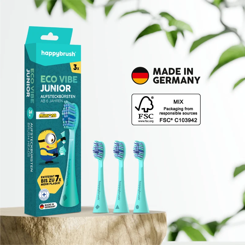 Aufsteckbürsten Eco Vibe Junior Minions