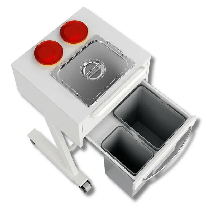 Dental Cart ASTRA® für Müllentsorgung | weiß