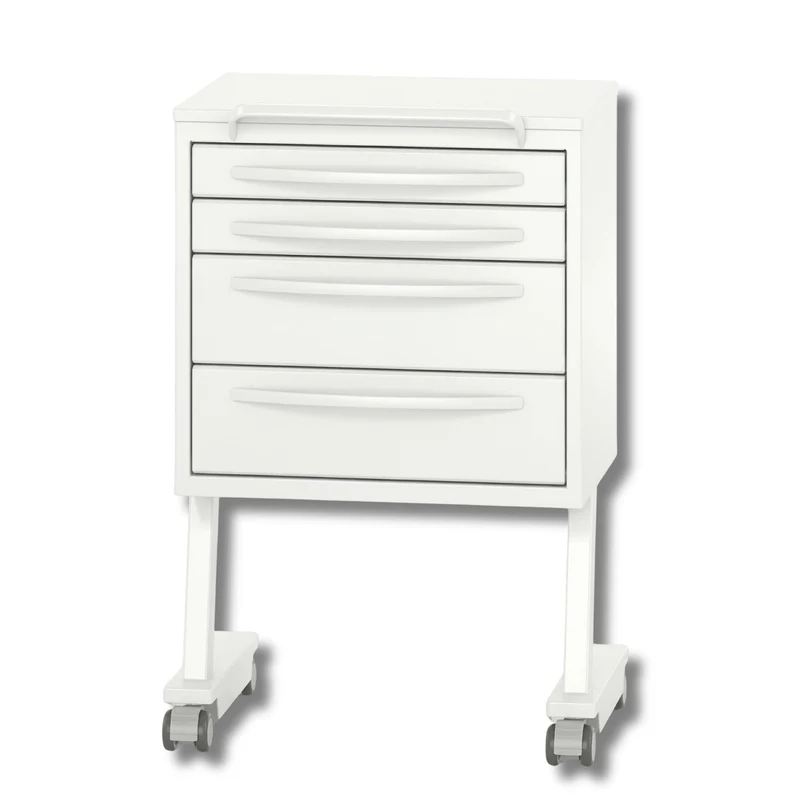 Dental Cart ASTRA® | 4 Schubladen | weiß