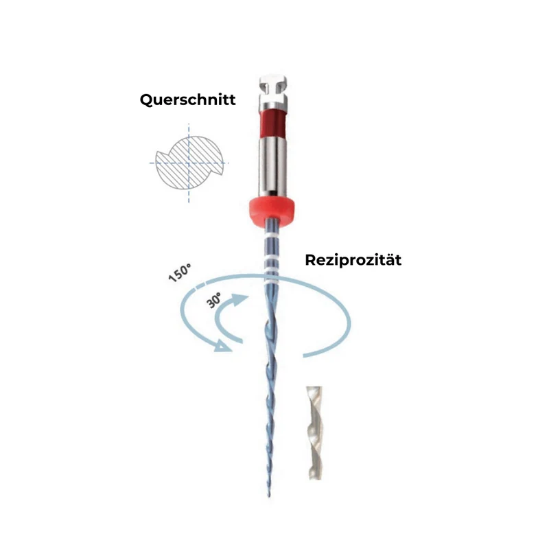 Wurzelkanalinstrumente One Feilen Silver E6 NiTi Reziprok | 6er Pack